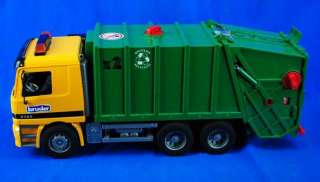 German Bruder Recycling Trash Truck Toy Mercedes Benz  