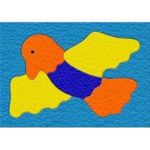  Lauri Toys Crepe Rubber Puzzle Bird (5 pc) Toys & Games