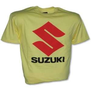   Racing Suzuki T Shirt , Color Yellow, Size Lg T128L Y Automotive
