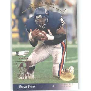  1993 SP #38 Myron Baker RC   Chicago Bears (RC   Rookie 