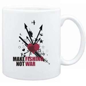  New  Make Fishing Not War  Mug Sports