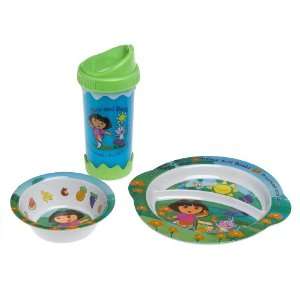  Munchkin Dora Toddler Feeding Set With Insulated Cup Baby