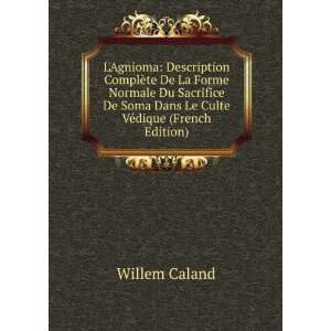   Soma Dans Le Culte VÃ©dique (French Edition) Willem Caland Books