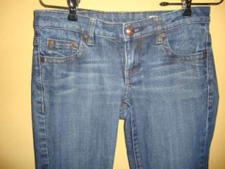 Womens David Bitton Buffalo Denim Blue Jeans Skinny Size 26  