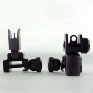NEW Rear Rifle Iron BUIS Sight W/ Flip up Front Sight US SELLER  