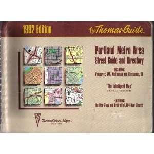  1992 Portland Metro Area Street Guide including Vancouver 