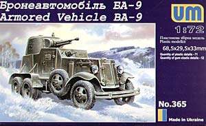72 BA 9 Armored Vehicle UM MODEL KIT 365  