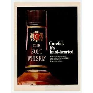  1969 Calvert Whiskey Hard Hearted Print Ad (6367)