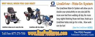 Graco LineDriver can be added to any LineLazer Striper