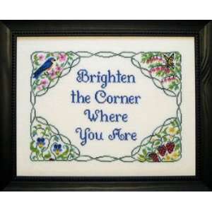  Brighten the Corner   Cross Stitch Pattern Arts, Crafts 