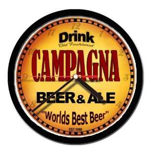  CAMPAGNA beer and ale cerveza wall clock 