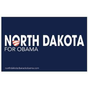     (North Dakota for Obama) Campaign Poster 17 x 11