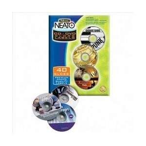  Fellowes 99944 NEATO CD/DVD LABELS GLOSS 40 Everything 