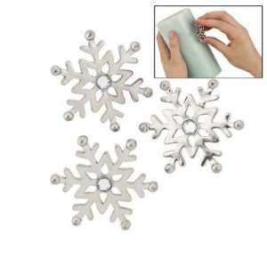 Snowflake Candle Embellishments   Adult Crafts & Soap & Candle Making 