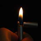 Brand New Ladys Cigarette Shaped Silver Butane Lighter  