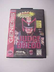 SEGA GENESIS JUDGE DREDD VIDEO GAME 1995  