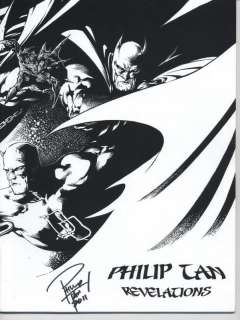 PHILIP TAN REVELATIONS SKETCHBOOK + BATMAN SKETCH  