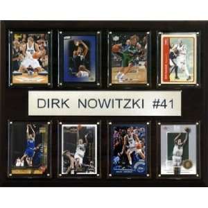  Dallas Mavericks Dirk Nowitzki 12x15 8 Card Plaque 