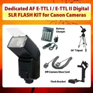 TTL I / E TTL II Digital SLR FLASH KIT For THE CANON DIGITAL REBEL XT 