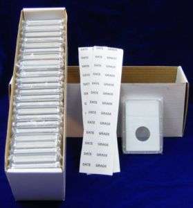 1000 Slab Coin Holders*Choice of 17 diff. size inserts*  