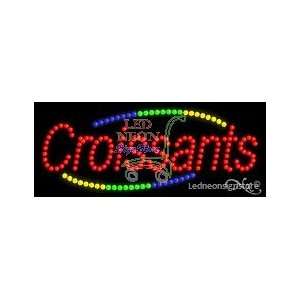  Croissants LED Business Sign 11 Tall x 27 Wide x 1 Deep 