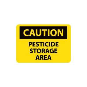  OSHA CAUTION Pesticide Storage Area Safety Sign