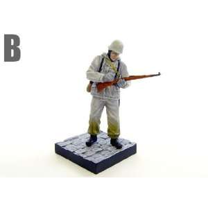   Rifleman Reloading in Winter, 1/35 Scale Miniature 