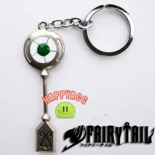 New Rare Cosplay Fairy Tails Lucy Caelum Key Keychain Silver Colour 3 