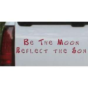   Moon Reflect the Son Christian Car Window Wall Laptop Decal Sticker
