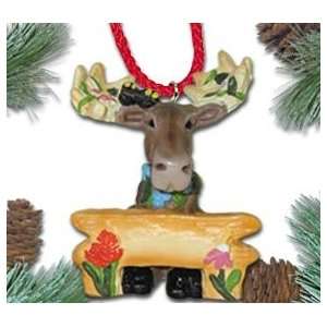   Moose Christmas Ornament   Stiltz Moose Ornament