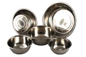 PC Stainless Steel Large Mixing Bowl Set Cookware  