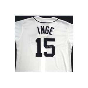  Brandon Inge autographed Baseball Jersey (Detroit Tigers 