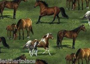 HORSES NOBLE STATURE 2 ~ 100% Cotton Quilt Fabric BTY  