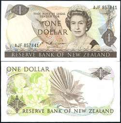 NEW ZEALAND 1 DOLLAR RUSSELL P 169 B UNC  