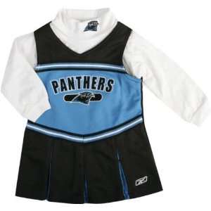  Carolina Panthers Girls 4 6X Long Sleeve Cheerleader 