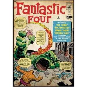  Fantastic Four Peel & Stick Giant Comic Cover