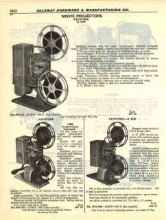 1955 Keystone Movie Projector 16MM Spartus Camera ad  