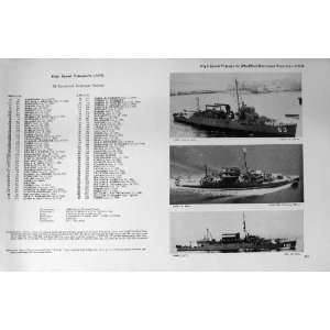  1953 54 Battle Ships Patrol Boats Lloyd Carpellotti