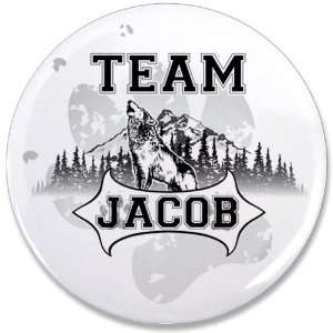  3.5 Button Twilight Wolf Team Jacob 