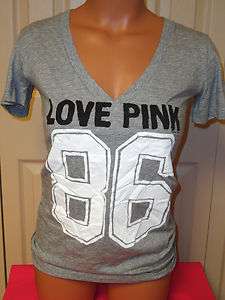 Victorias Secret LOVE PINK 86 T Shirt Top Cami Tank NWT  