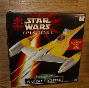 star wars episode 1 naboo fighter electronic 98 sealed phantom menace