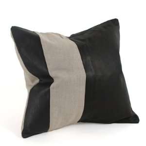  Leather & Linen Pillow