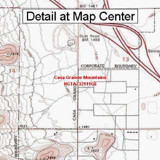   Map   Casa Grande Mountains, Arizona (Folded/Waterproof) Sports