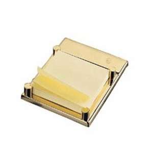  El Casco 23kt Gold Plated Post It Note Holder M 671L 
