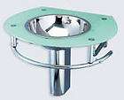  Seafoam Glass Bathroom Lavatory Vanity Stainless Steel Sink 2240 1B SF