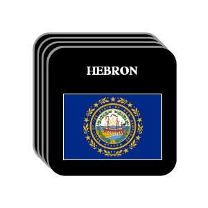  US State Flag   HEBRON, New Hampshire (NH) Set of 4 Mini 