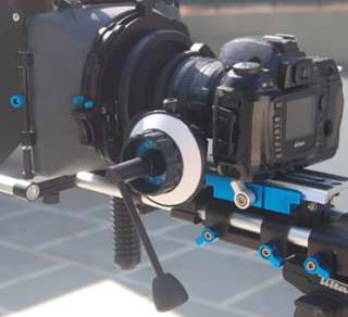   support RIG+Matte Box+Cage+Follow Focus for DV HDV DSLR camera  