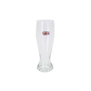 Ethos Cool Britannia Giant Beer Glass with Union Jack Logo in Gift Box 