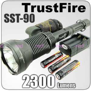 TrustFire X6 2300Lm SST 90 LED Flashlight Torch 3 18650  