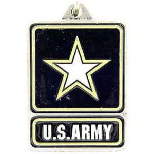  U.S. Army Logo Enamel Keychain Automotive